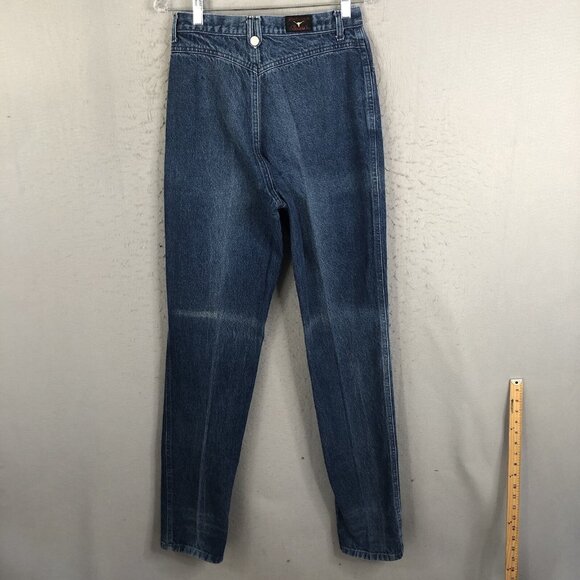 Vintage Jewells Classic Bottoms Jeans Juniors 11 Blue  Faded Bareback Riding - Picture 3 of 16